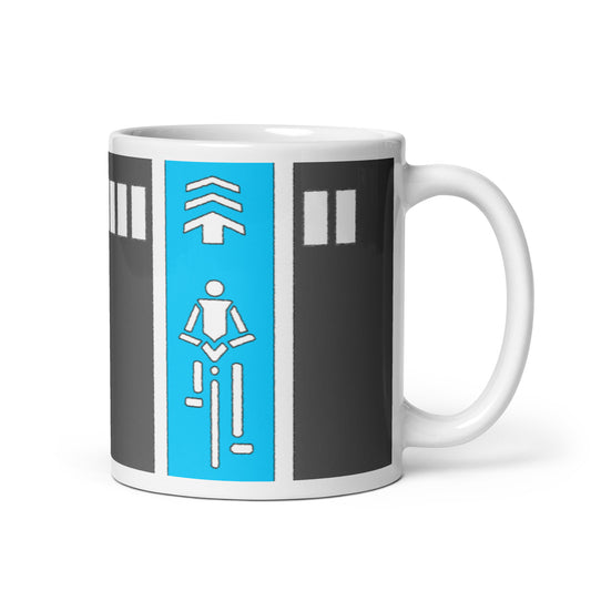 Japanese Cycle Lane Mug M041