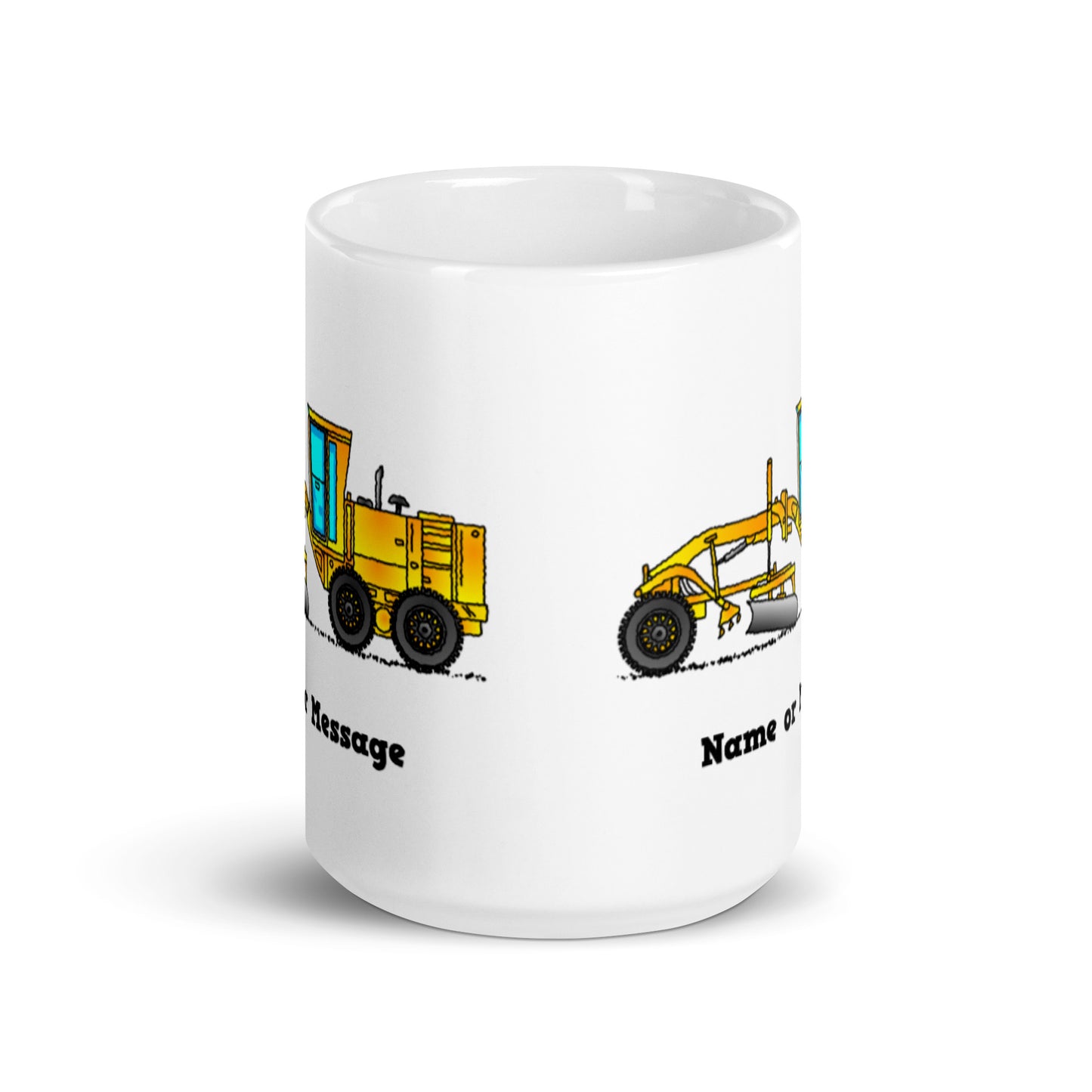 Personalized Yellow Grader Mug