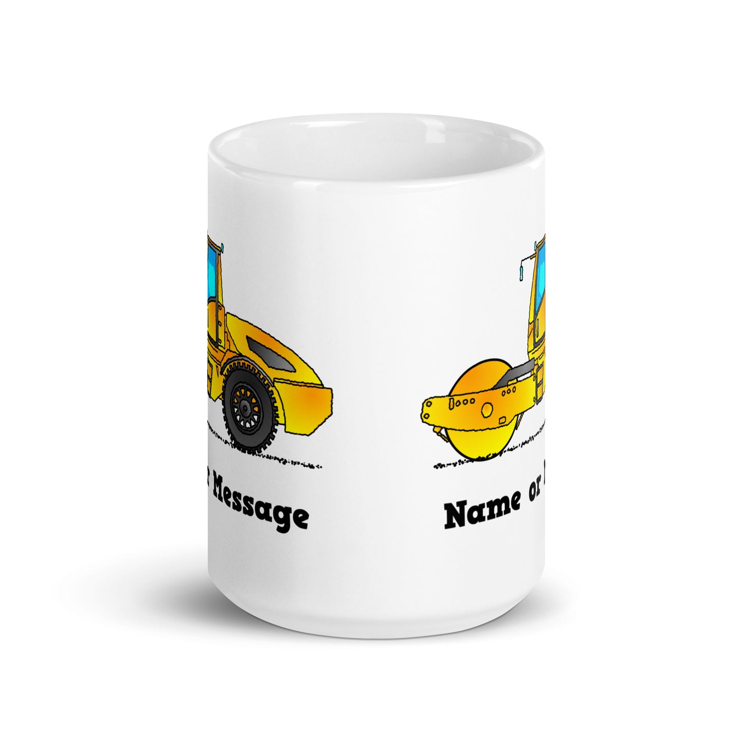 Personalized Yellow Compact Roller Mugs