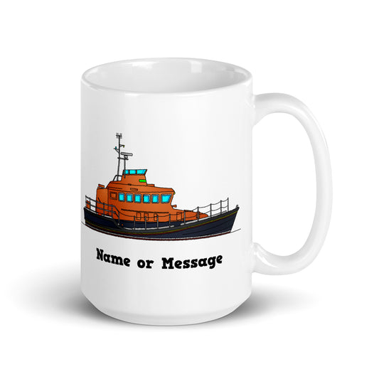 Personalised Trent Class Lifeboat Mug