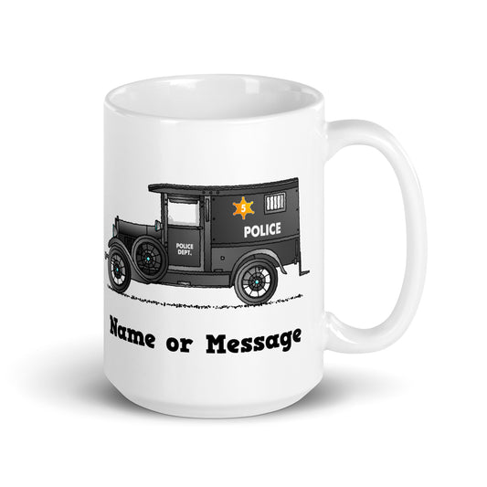 Personalized Police Paddy Wagon Mug