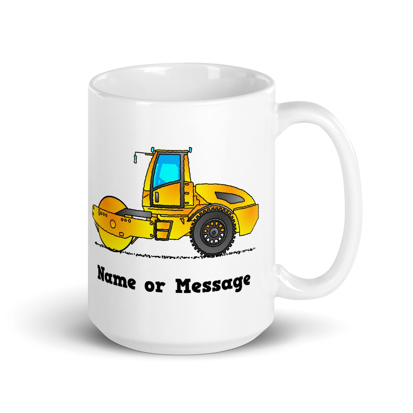 Personalized Yellow Compact Roller Mugs