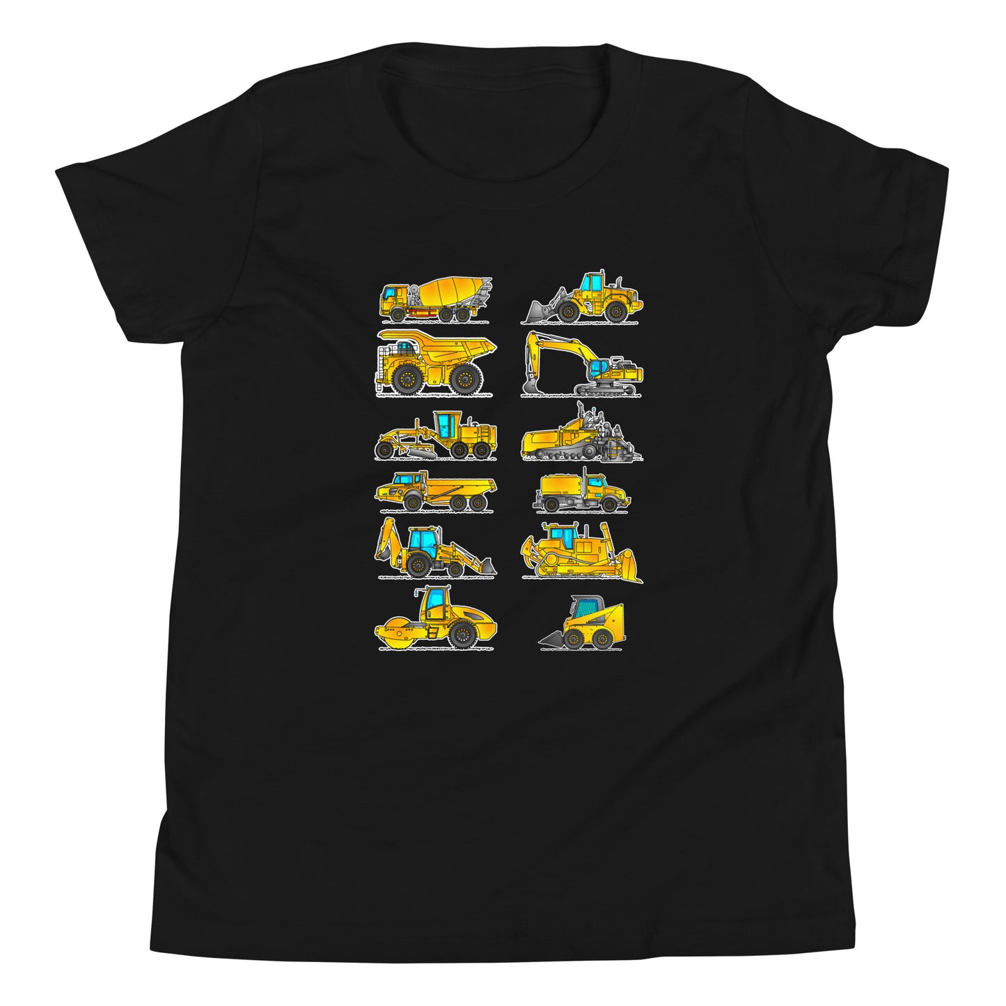 Construction Vehicles T-Shirt, Youth YT001