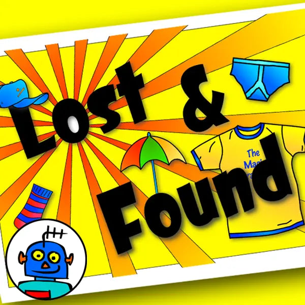 Lost And Found Clothing Sign Classroom Poster | Digital Download