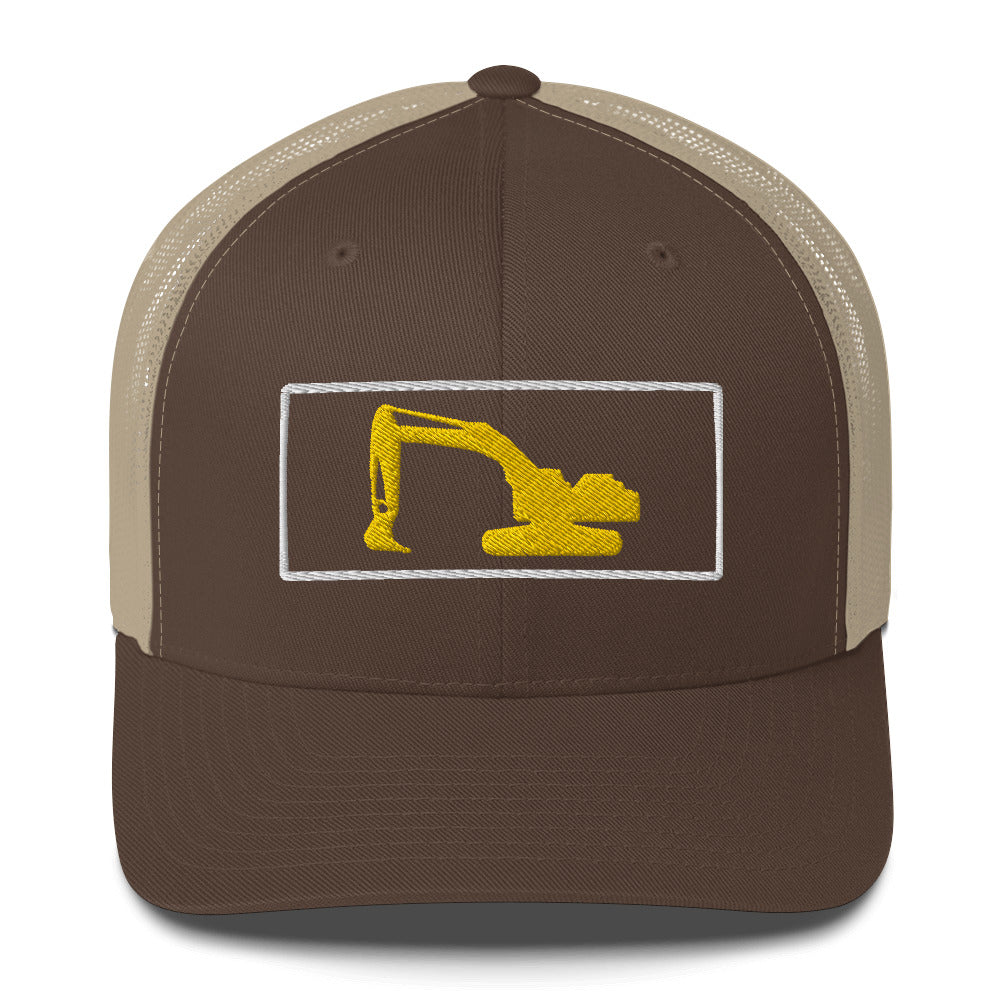 Excavator Truckers Cap, Adult C003