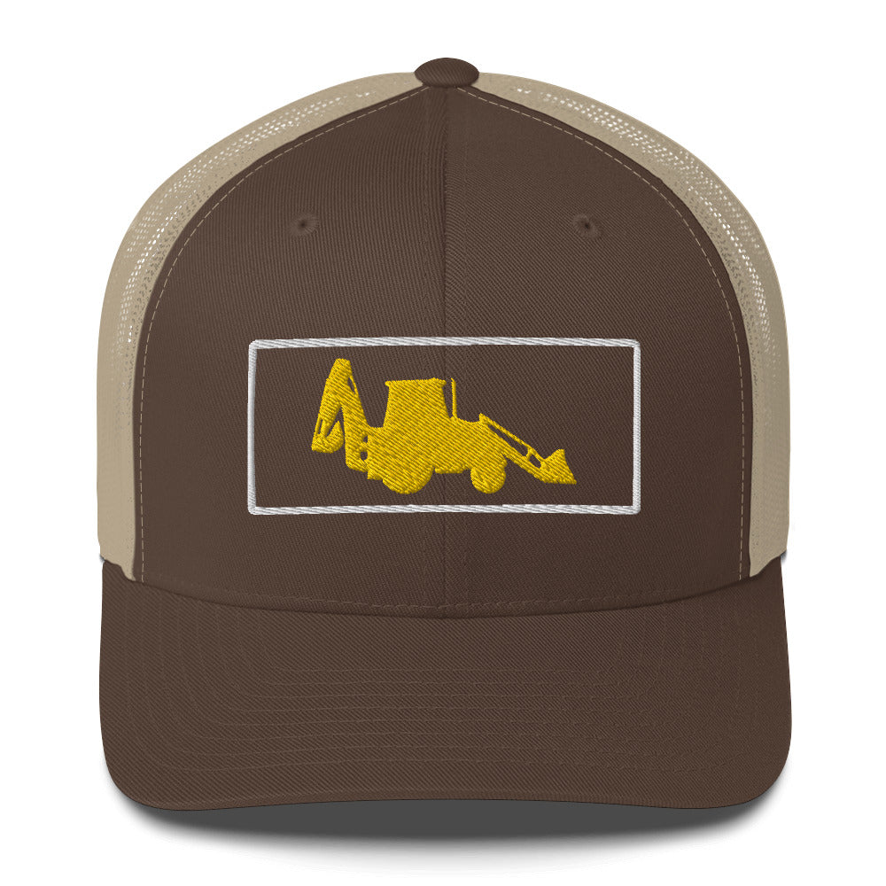 Backhoe Trucker Cap, Adult C004