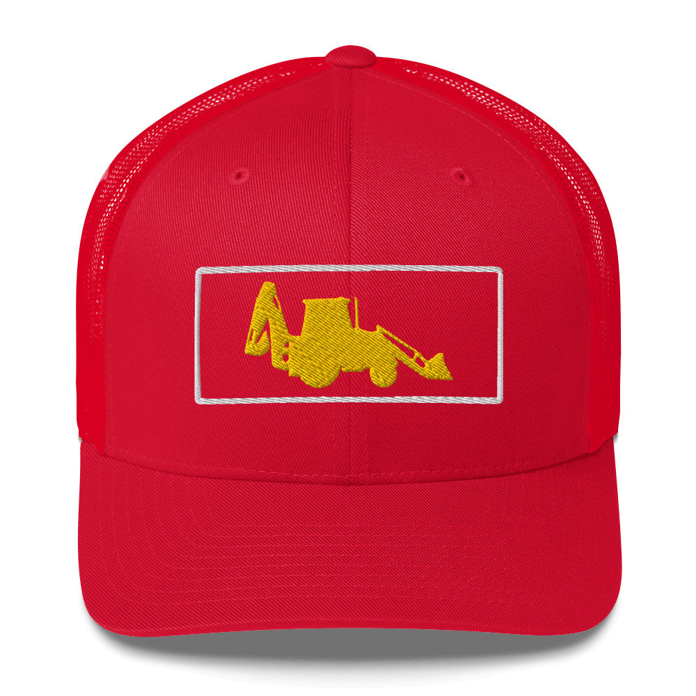 Backhoe Trucker Cap, Adult C004