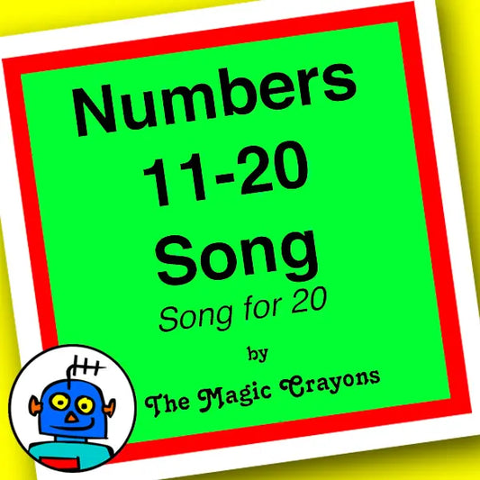 Song For 20. English Song about Counting 11-20