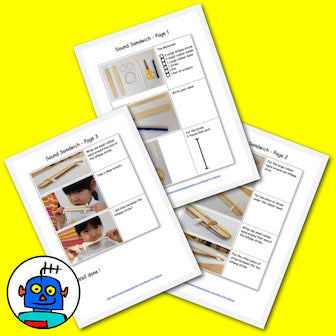 サウンドサンドイッチノイズメーカー | 科学と音楽のクラフト | デジタルダウンロード