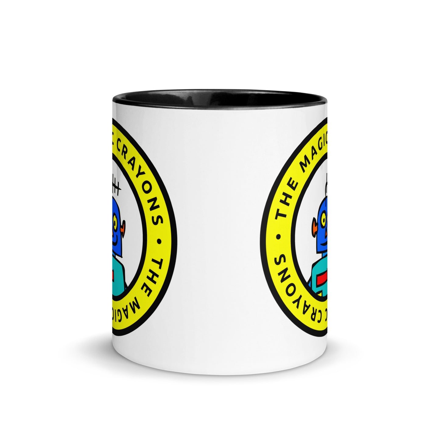 The Magic Crayons Official Robot Mug, Ceramic Cup 6 Colors