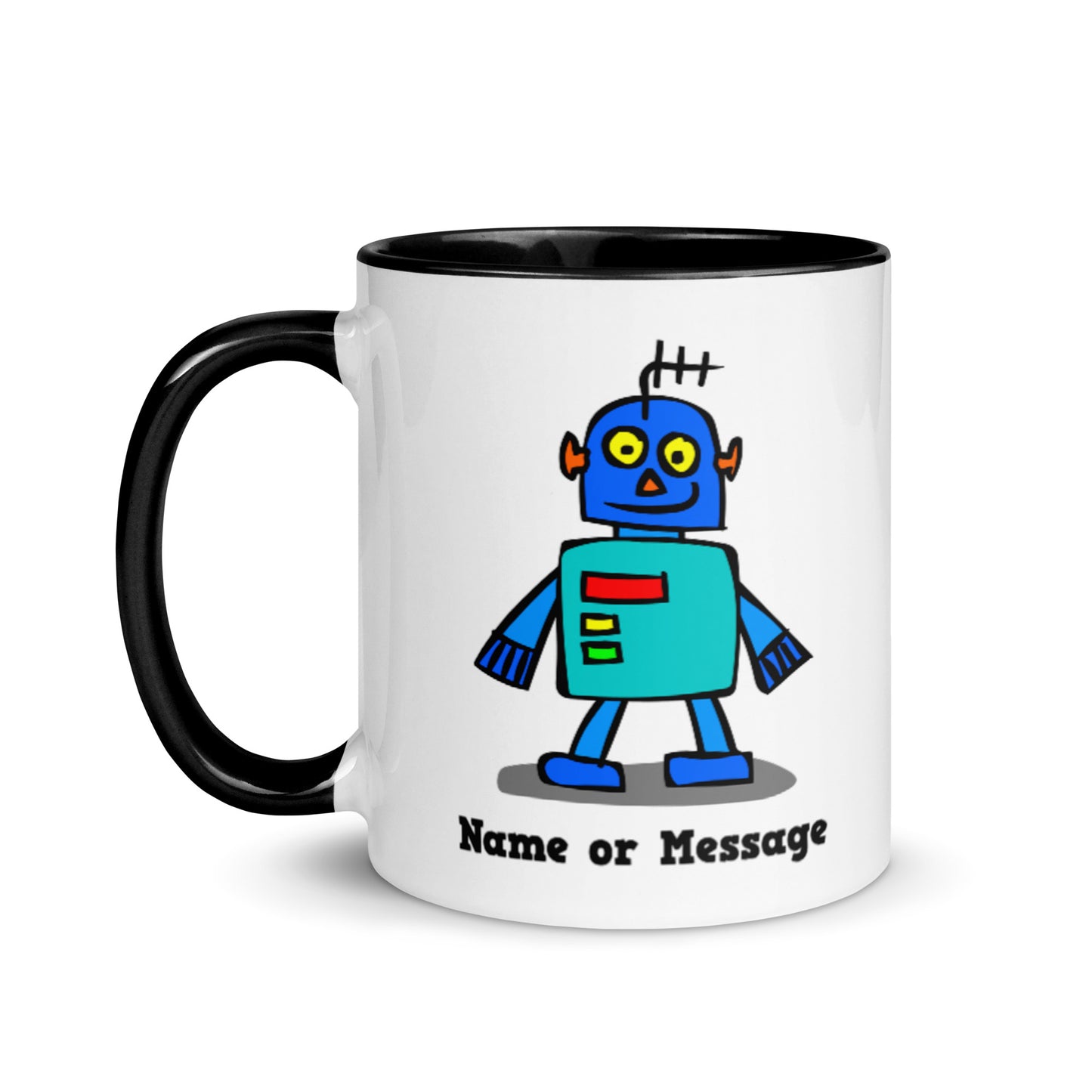 The Magic Crayons Robots Mug, Personalized M035