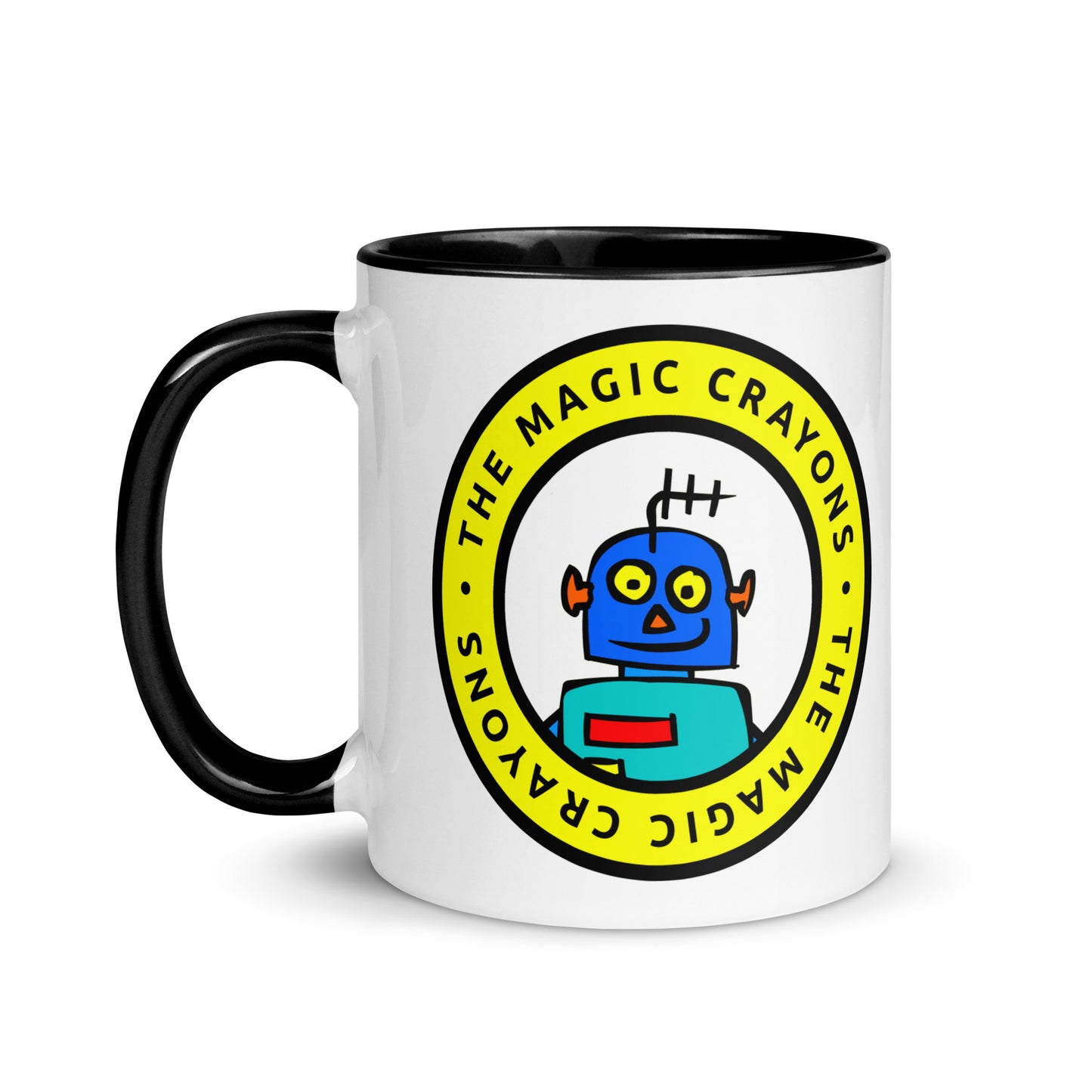 The Magic Crayons Official Robot Mug, Ceramic Cup 6 Colors