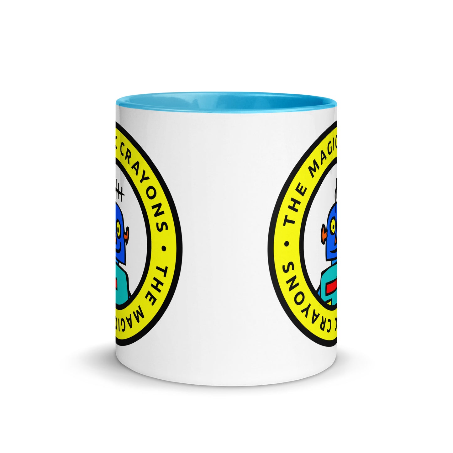 The Magic Crayons Official Robot Mug, Ceramic Cup 6 Colors