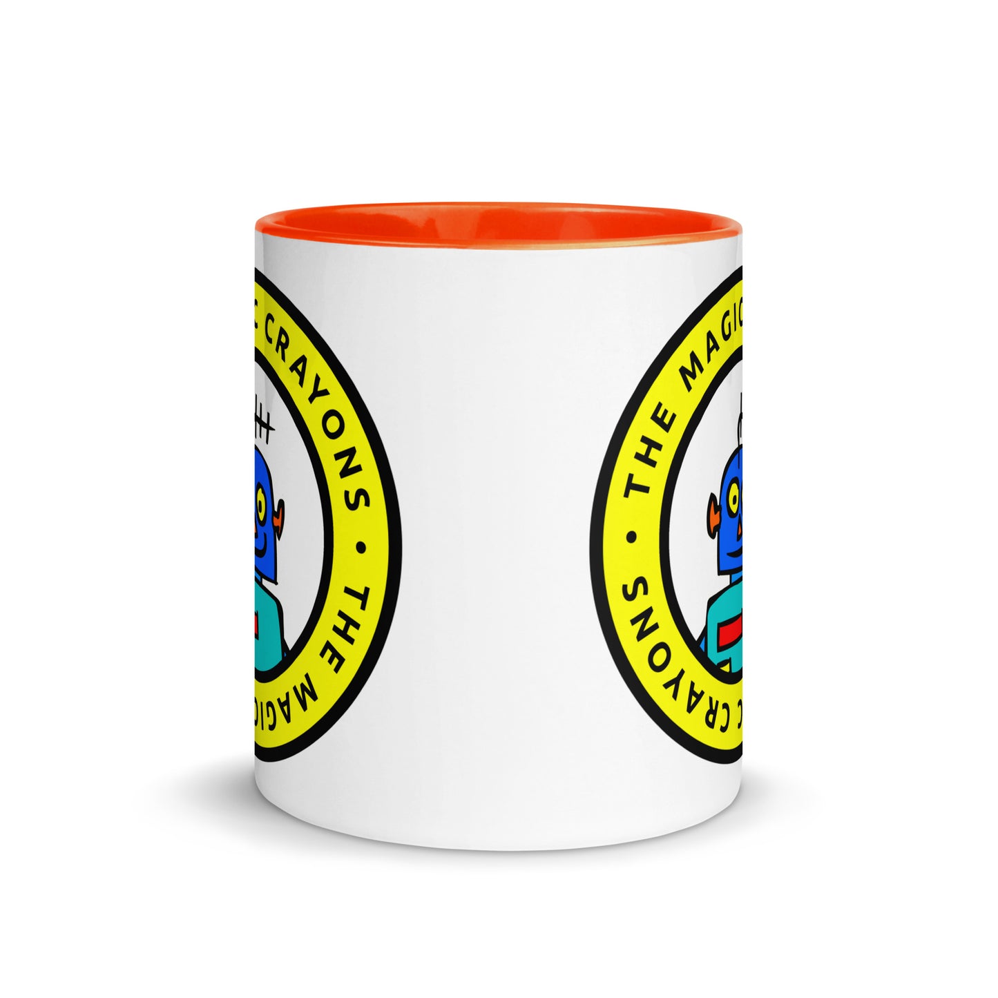 The Magic Crayons Official Robot Mug, Ceramic Cup 6 Colors