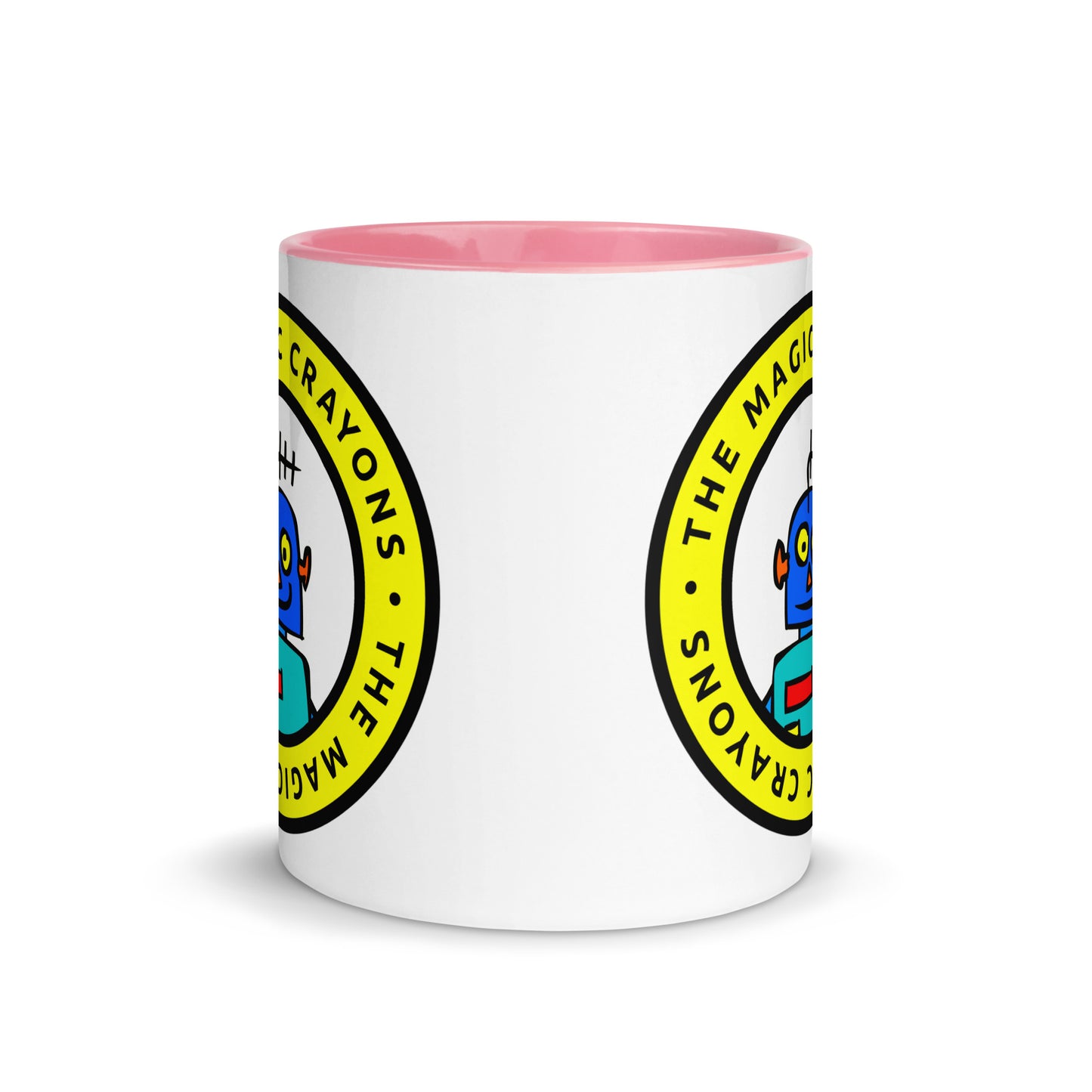 The Magic Crayons Official Robot Mug, Ceramic Cup 6 Colors