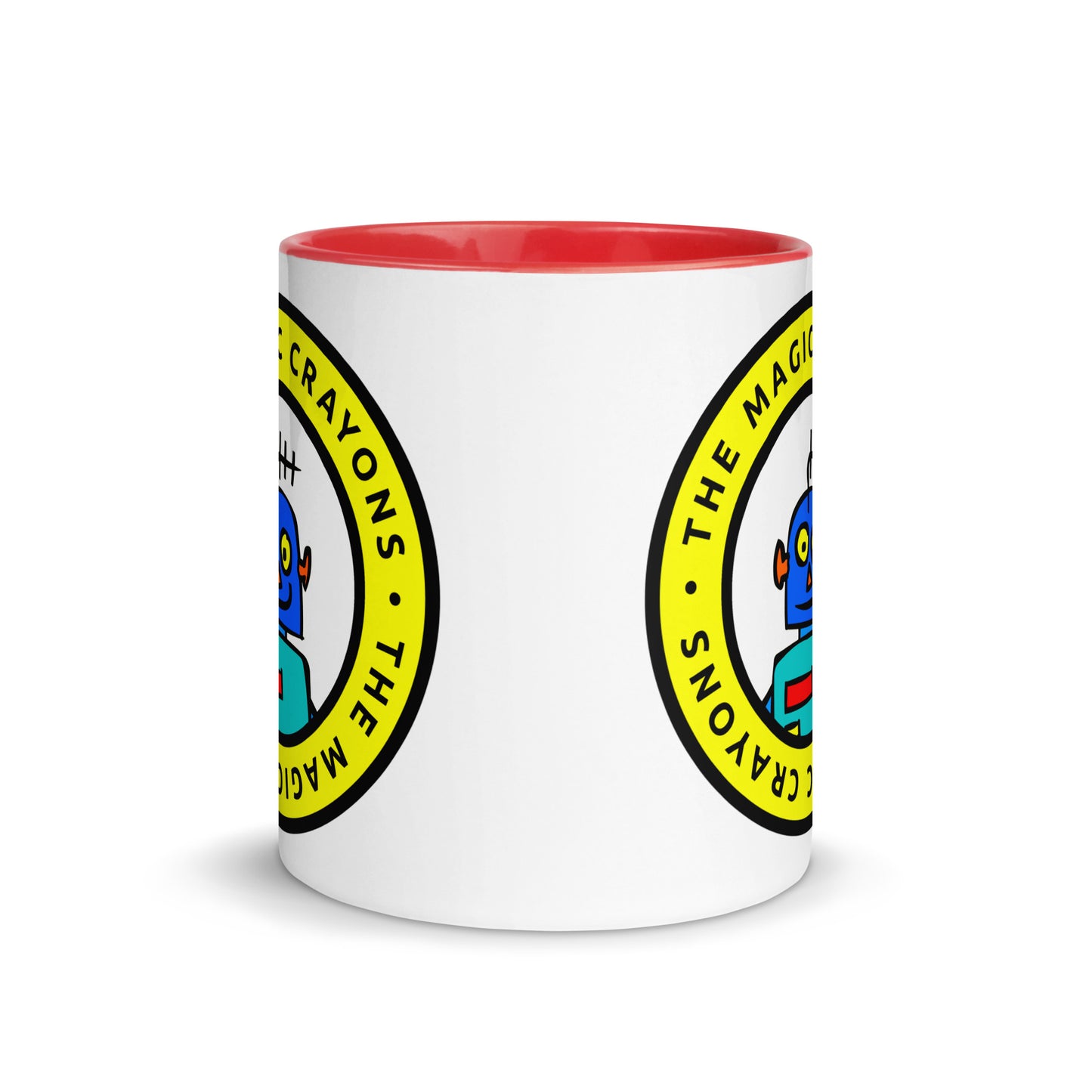 The Magic Crayons Official Robot Mug, Ceramic Cup 6 Colors