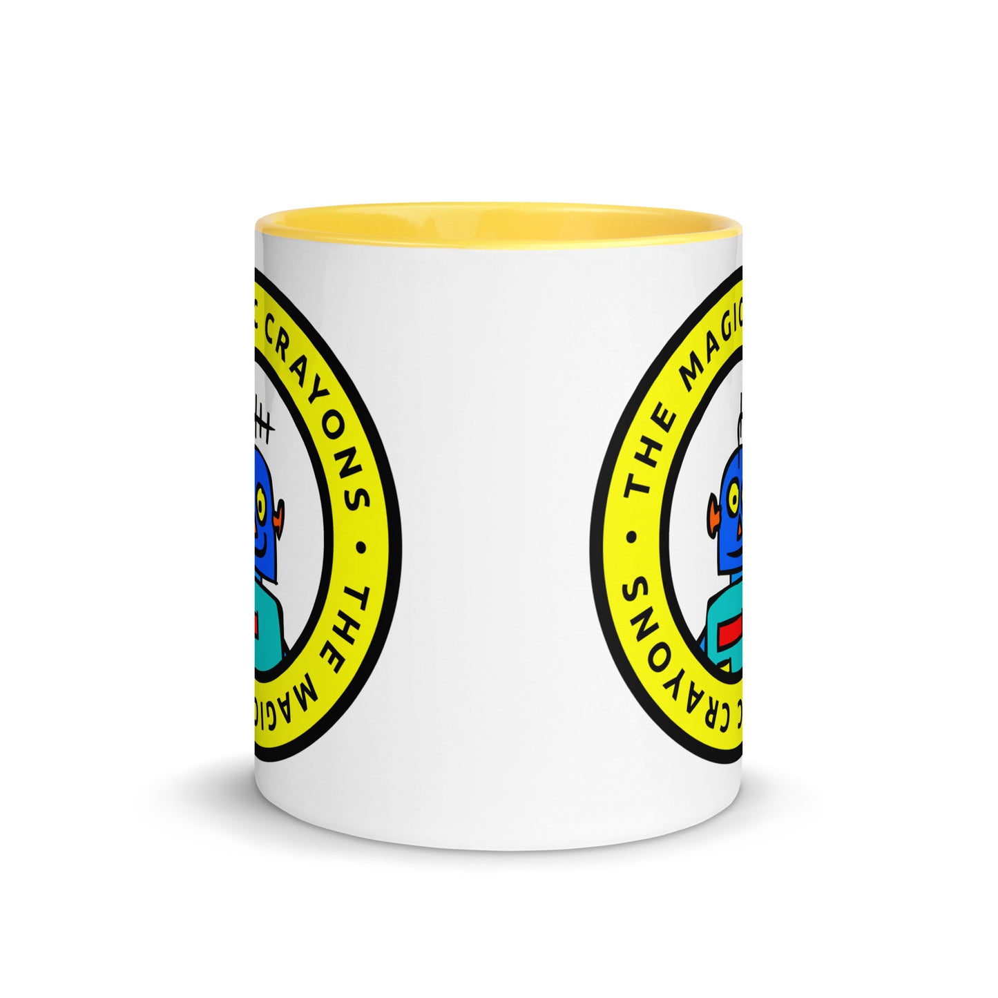 The Magic Crayons Official Robot Mug, Ceramic Cup 6 Colors