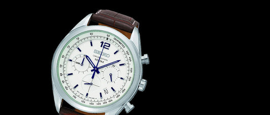 Seiko White Dial Chronograph SSB095 Watch Review