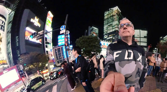 Shibuya Scramble Crossing at night 360