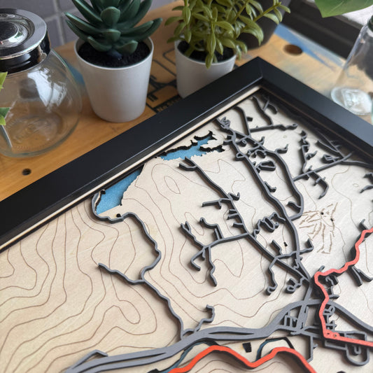 From Strava to Wood: Turning Four Running Routes Into One Personal Map