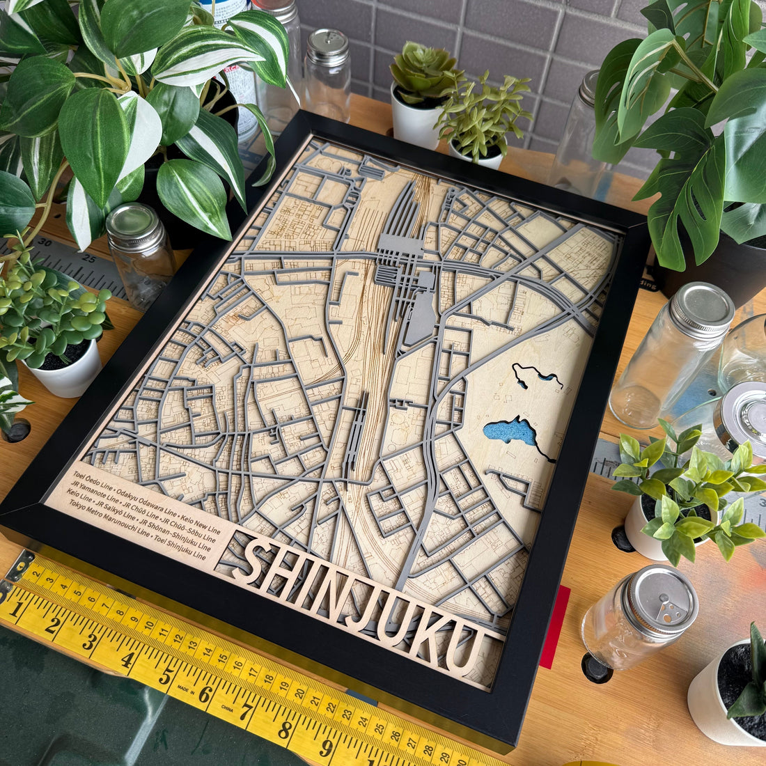 How I Make Laser Cut Maps: From Geographic Data to Wood and Card