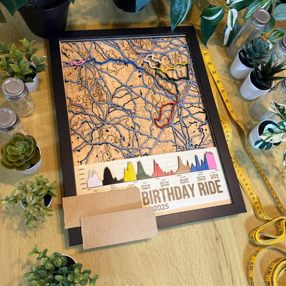 Custom Cycling Route Map
