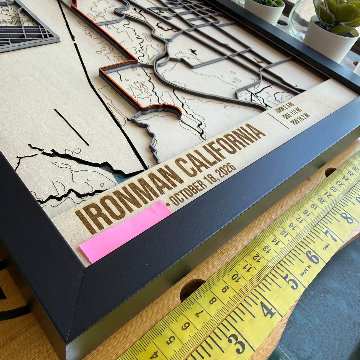 Custom Triathlon Route Map