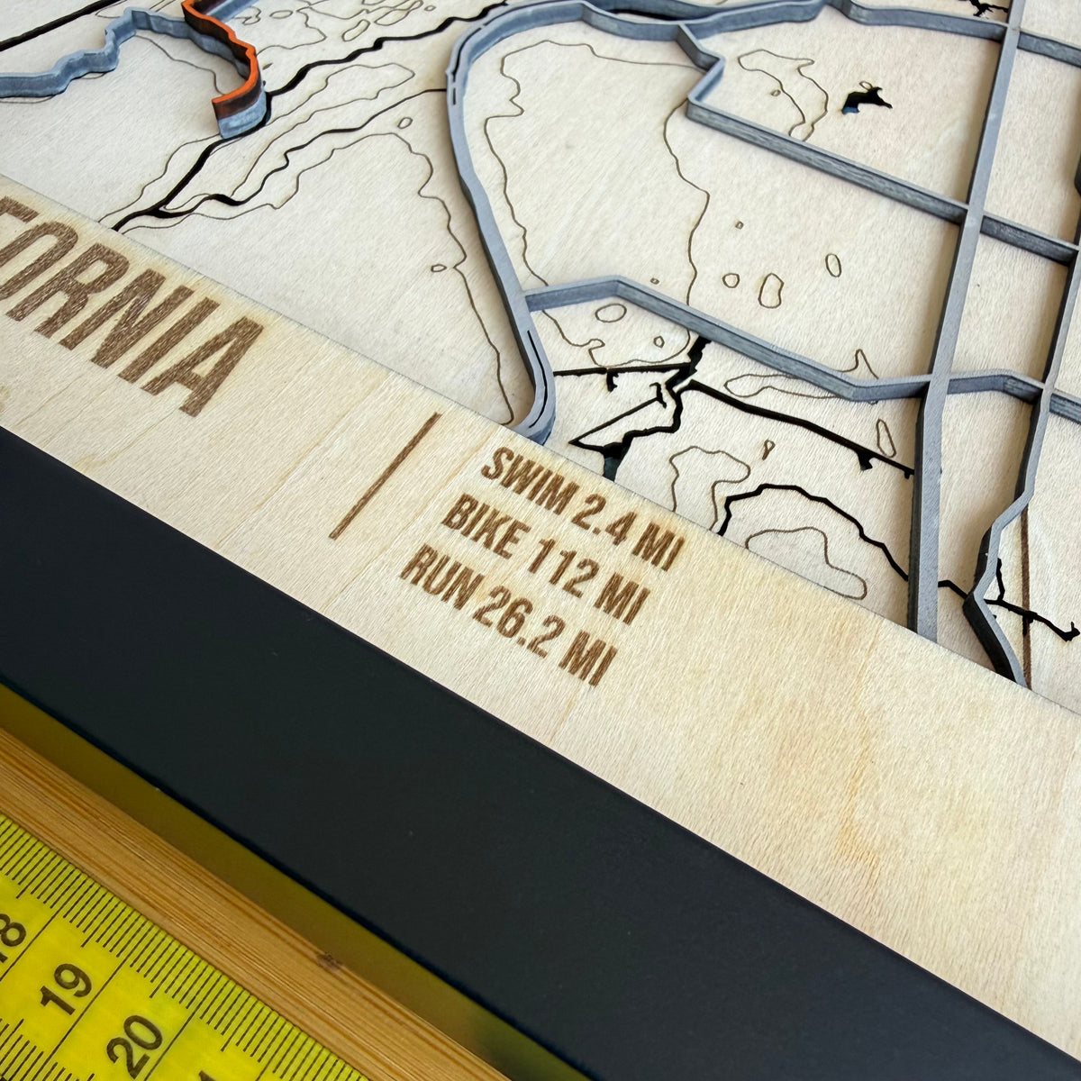 Custom Triathlon Route Map