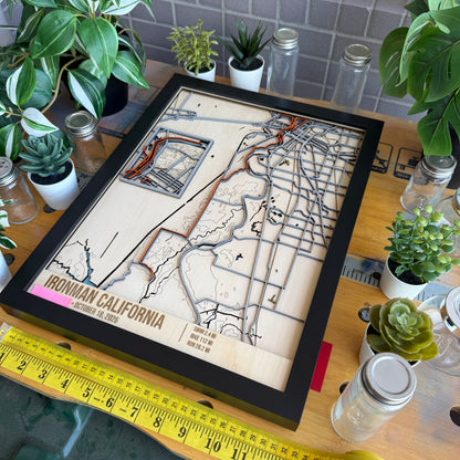 Custom Triathlon Route Map