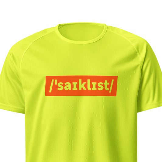 Cyclist Sports Jersey, Phonetic, Adult Cyclist