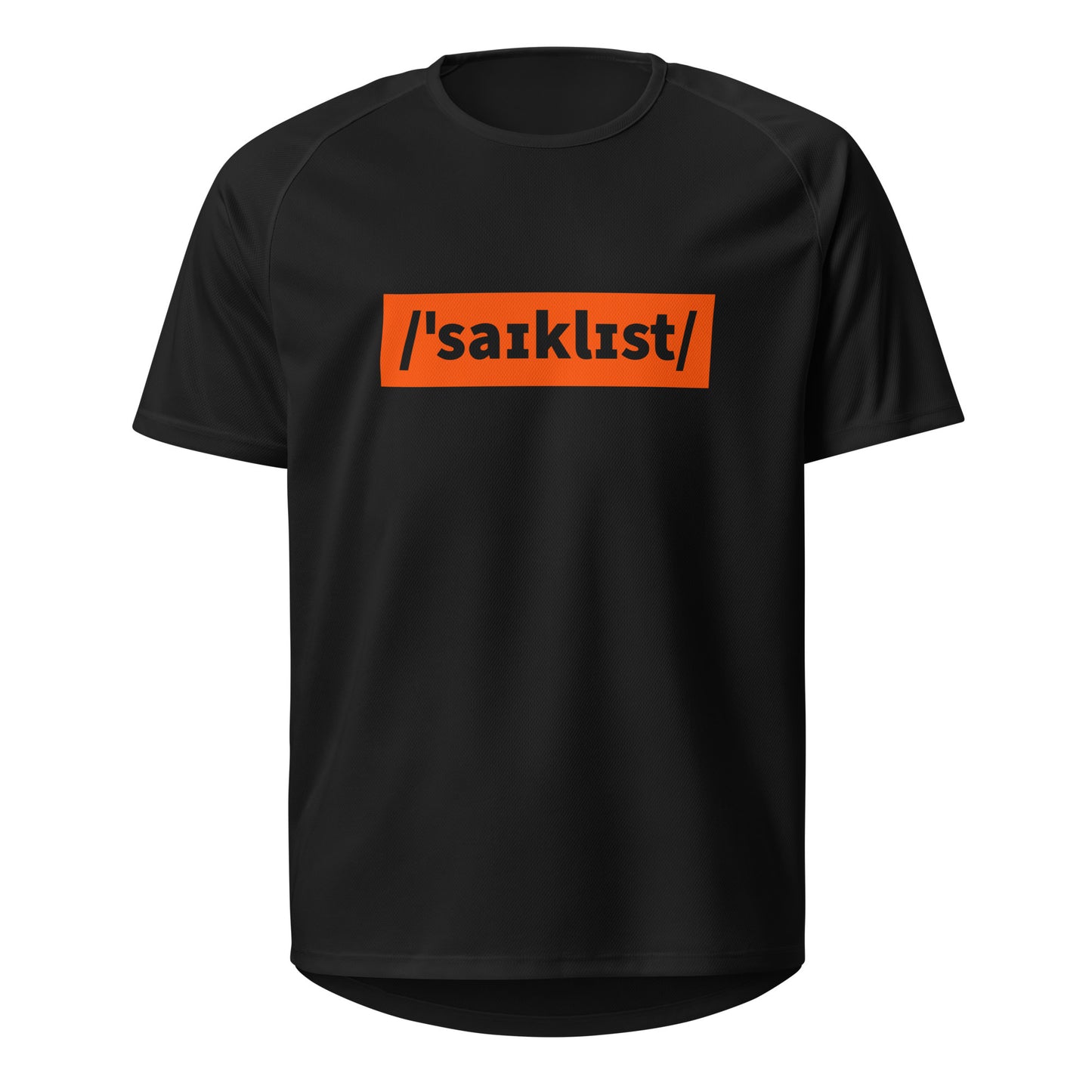 Cyclist Sports Jersey, Phonetic, Adult