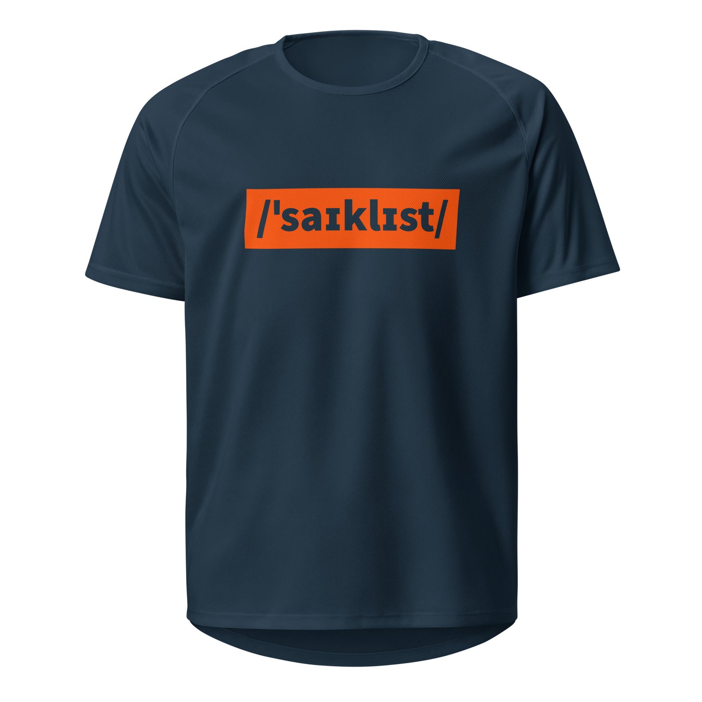 Cyclist Sports Jersey, Phonetic, Adult Cyclist