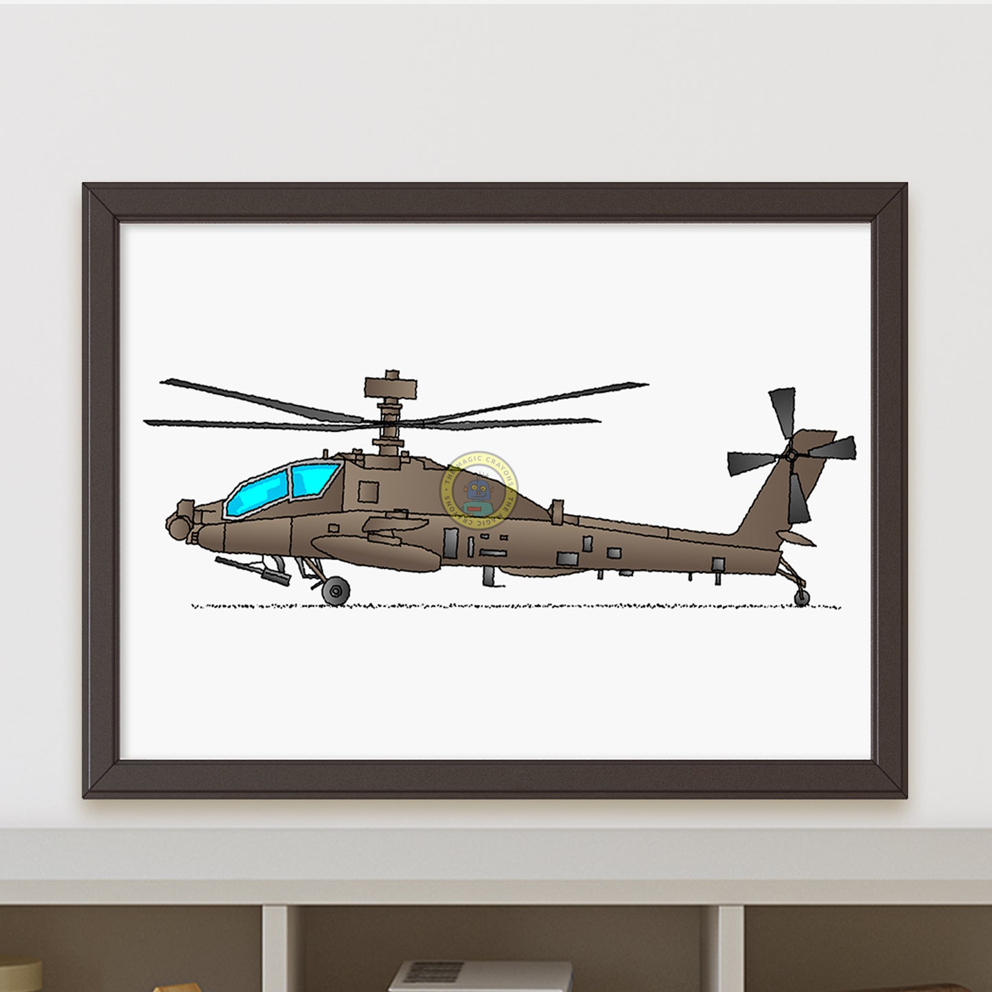 AH-64 Apache Poster R086