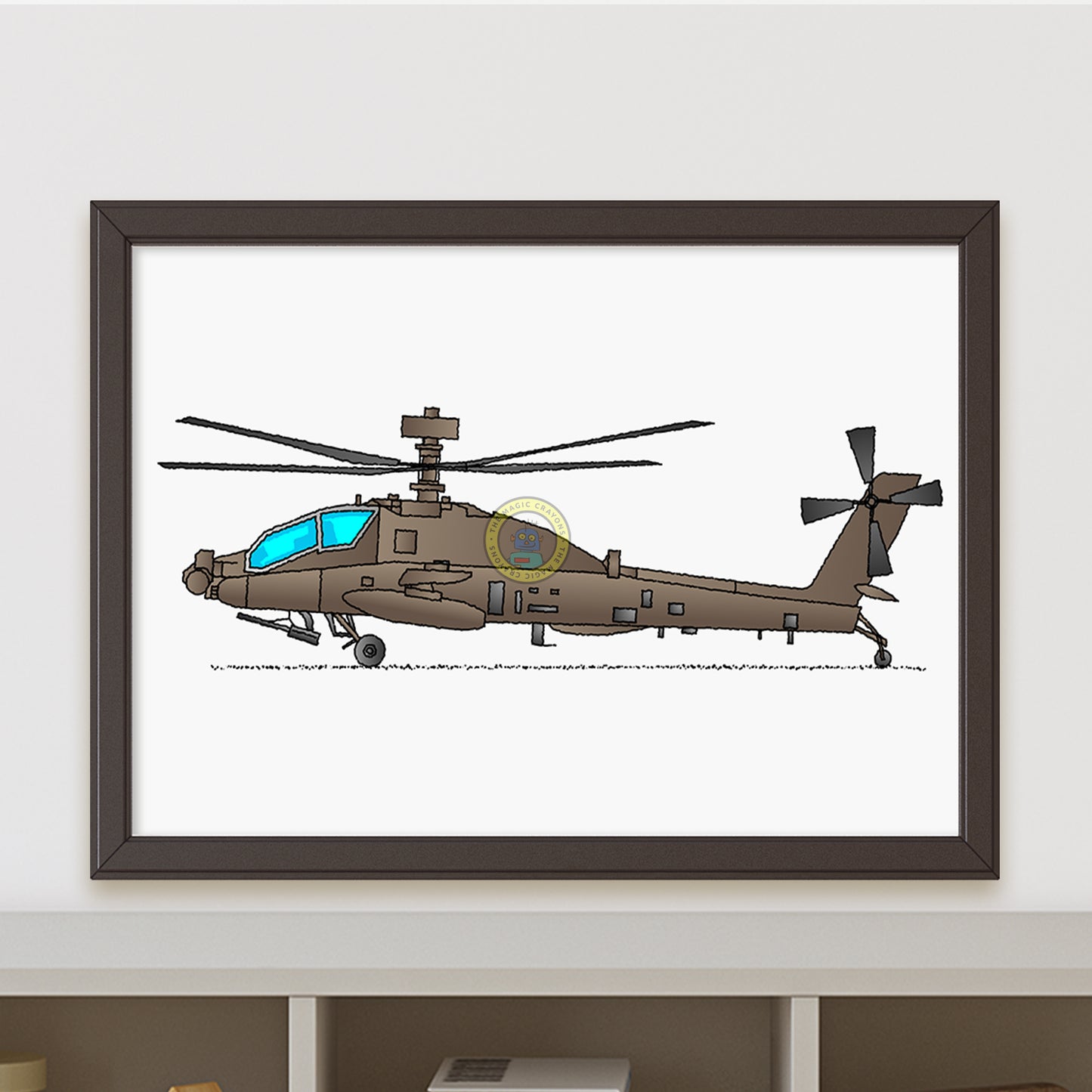 AH-64 アパッチ ポスター R086