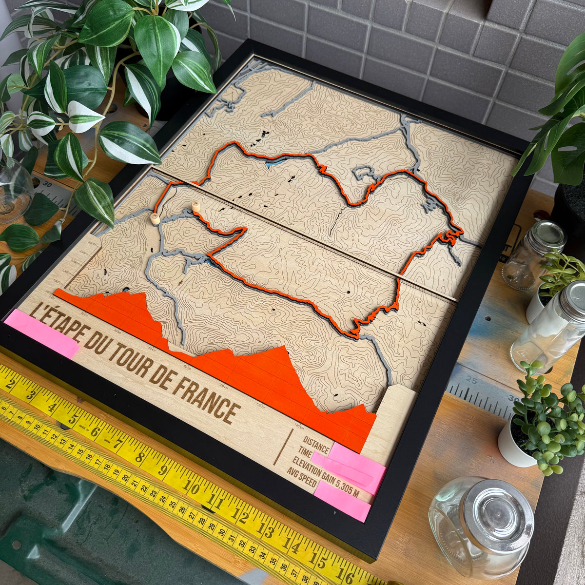 Custom Cycling Route Map