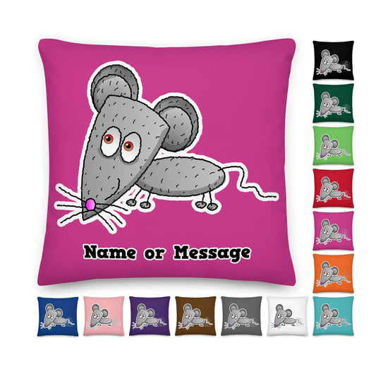 Mouse Pillow Cushion, Personalized P022