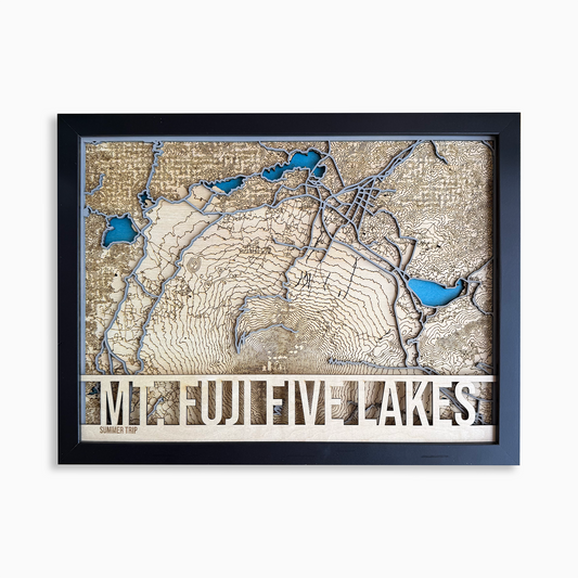 Custom City Map | Personalised Wooden Map of Any City or Place