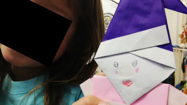 Origami Santa Craft
