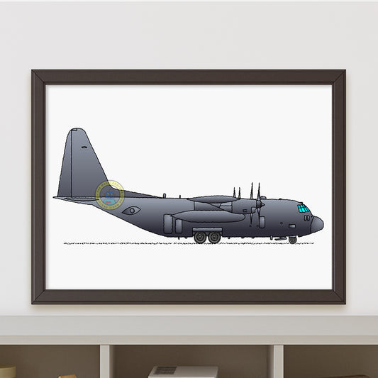 Hercules Transport Plane Poster R078