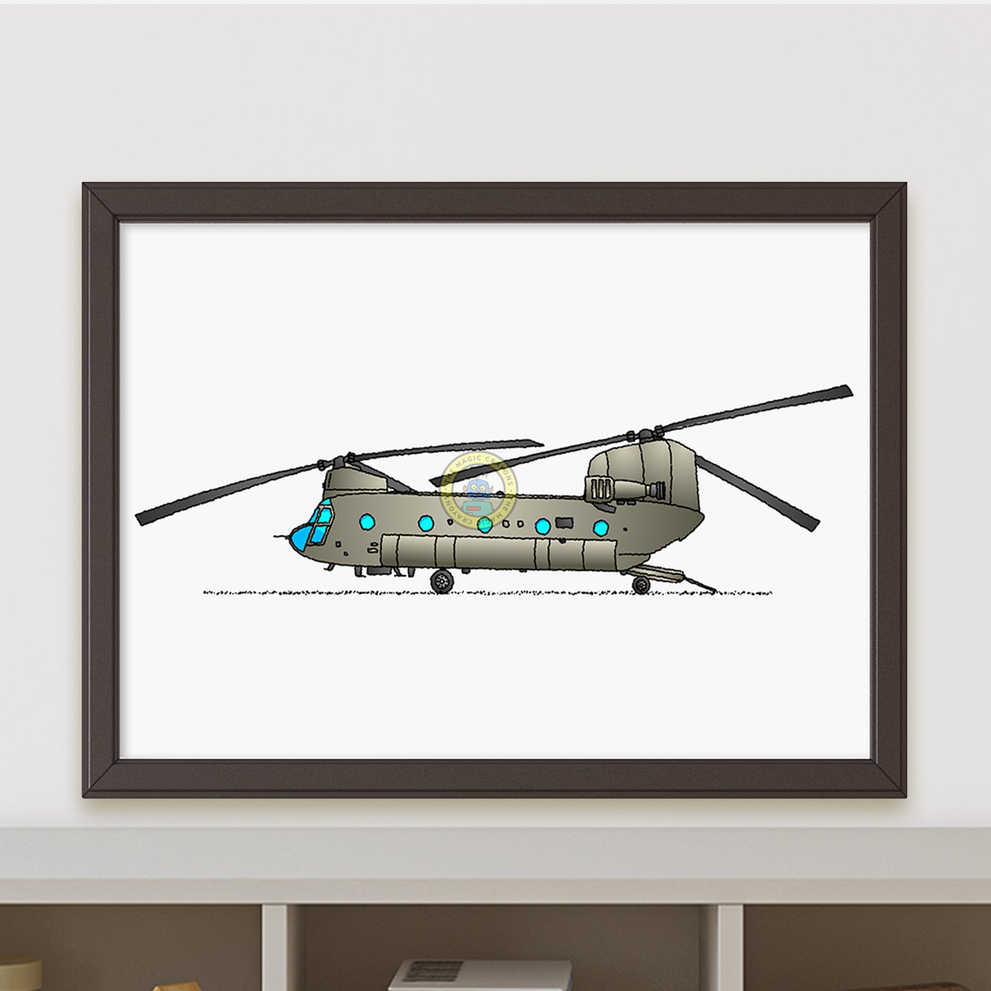 Chinook Helicopter Poster R088