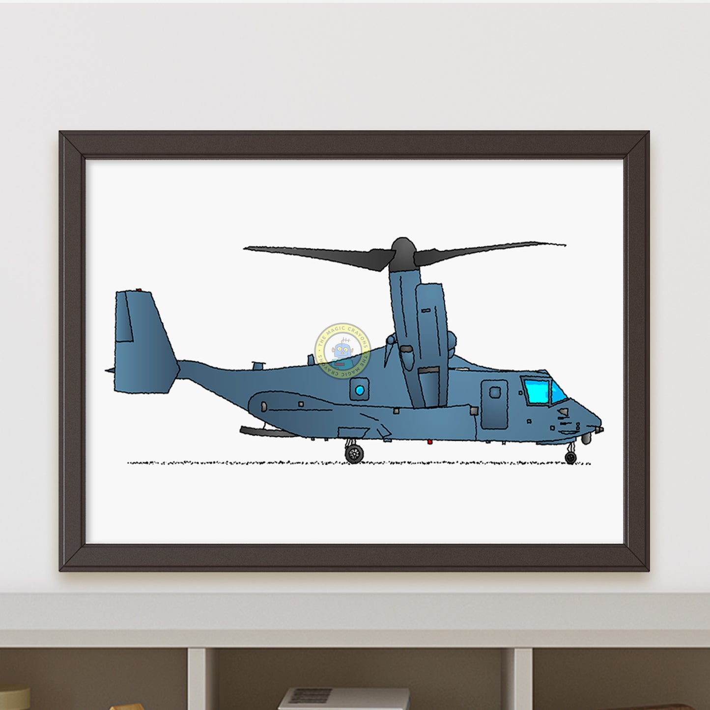 Osprey Tilt-Rotor Art Poster R107