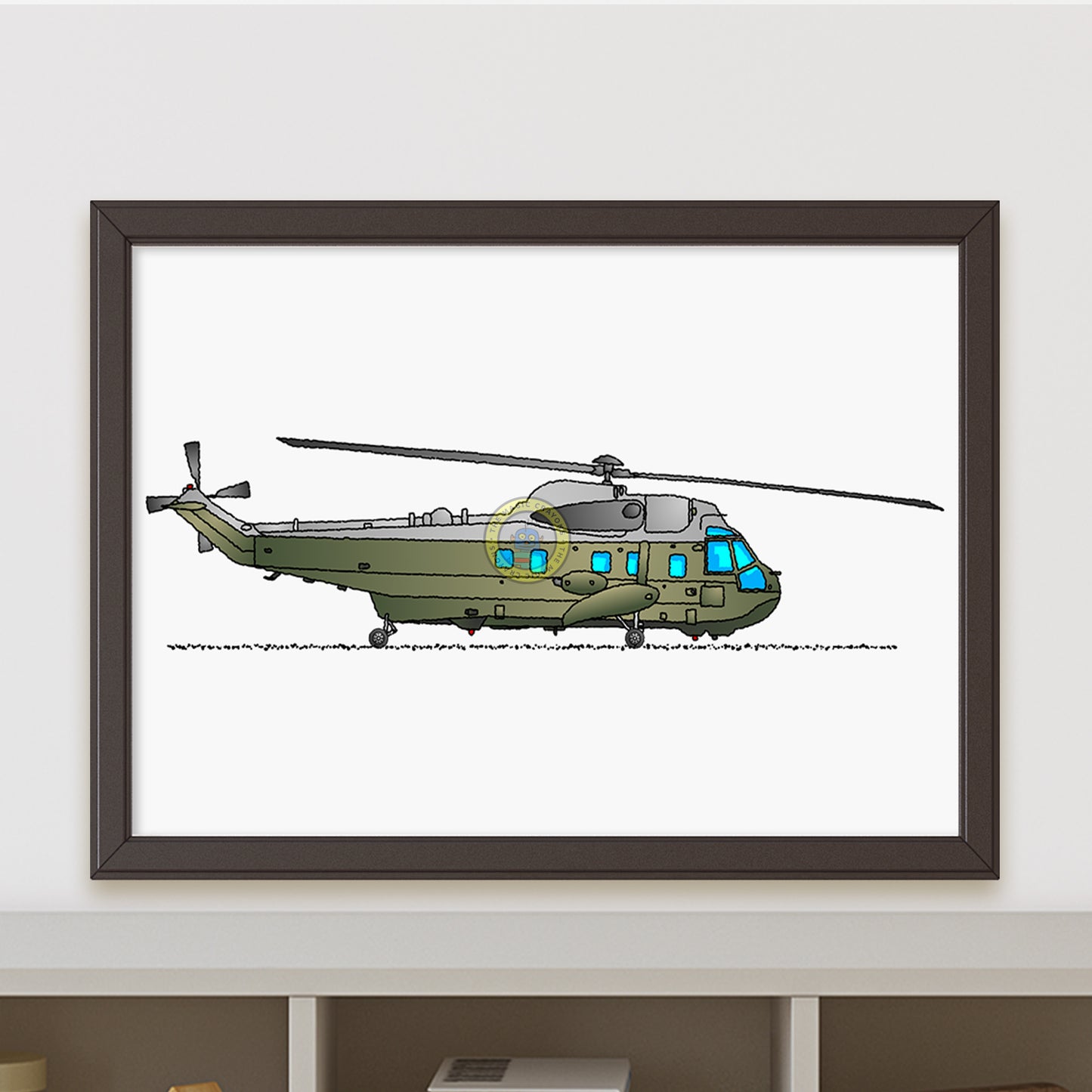 Marine One Helicopter Poster R111