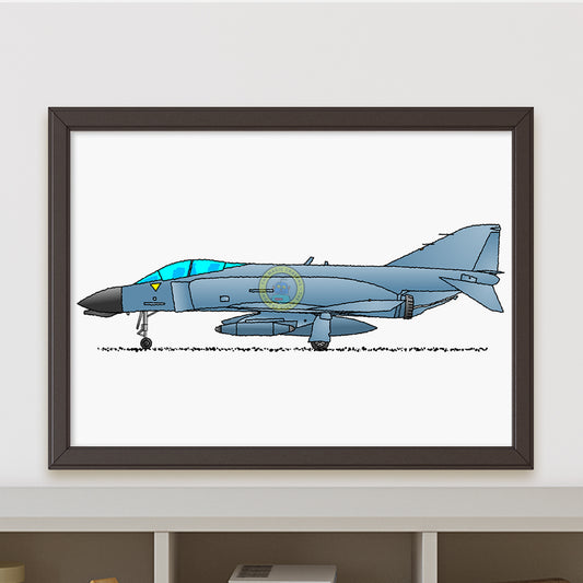 Phantom Fighter Jet Poster R114