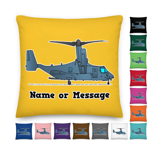 Tilt-Rotor Helicopter Pillow Cushion P020