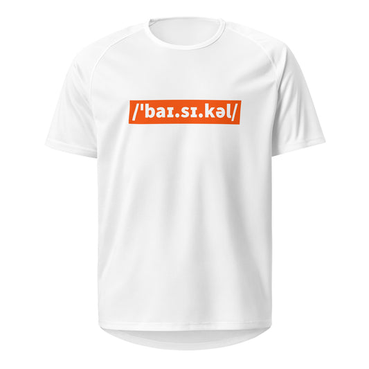 Bicycle – Phonetic Cycling Sports Jersey (Adult)