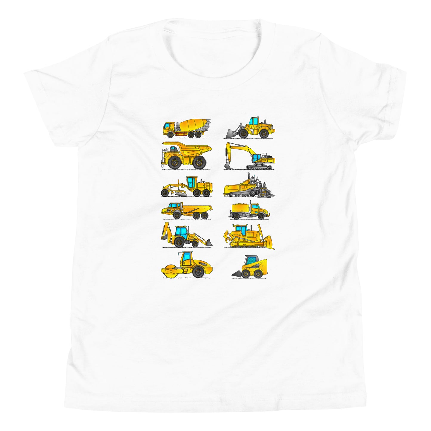 Construction Vehicles T-Shirt, Youth YT001