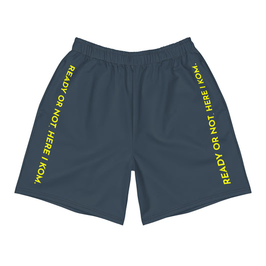 Ready Or Not, Here I KOM, Cyclists Fitness Shorts, Adult