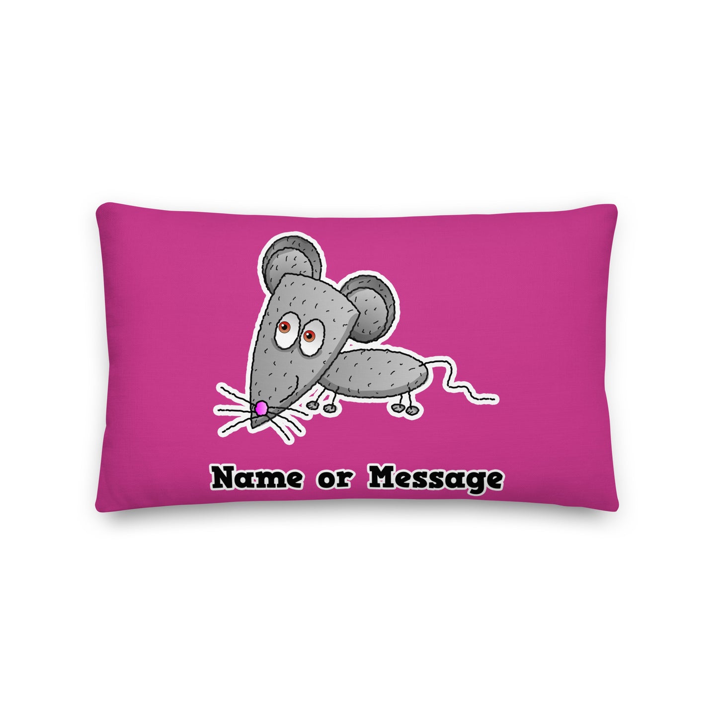 Mouse Pillow Cushion, Personalized P022