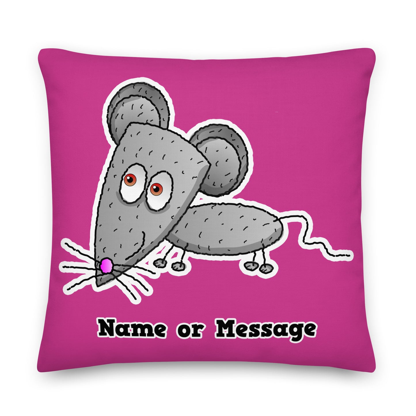 Mouse Pillow Cushion, Personalized P022