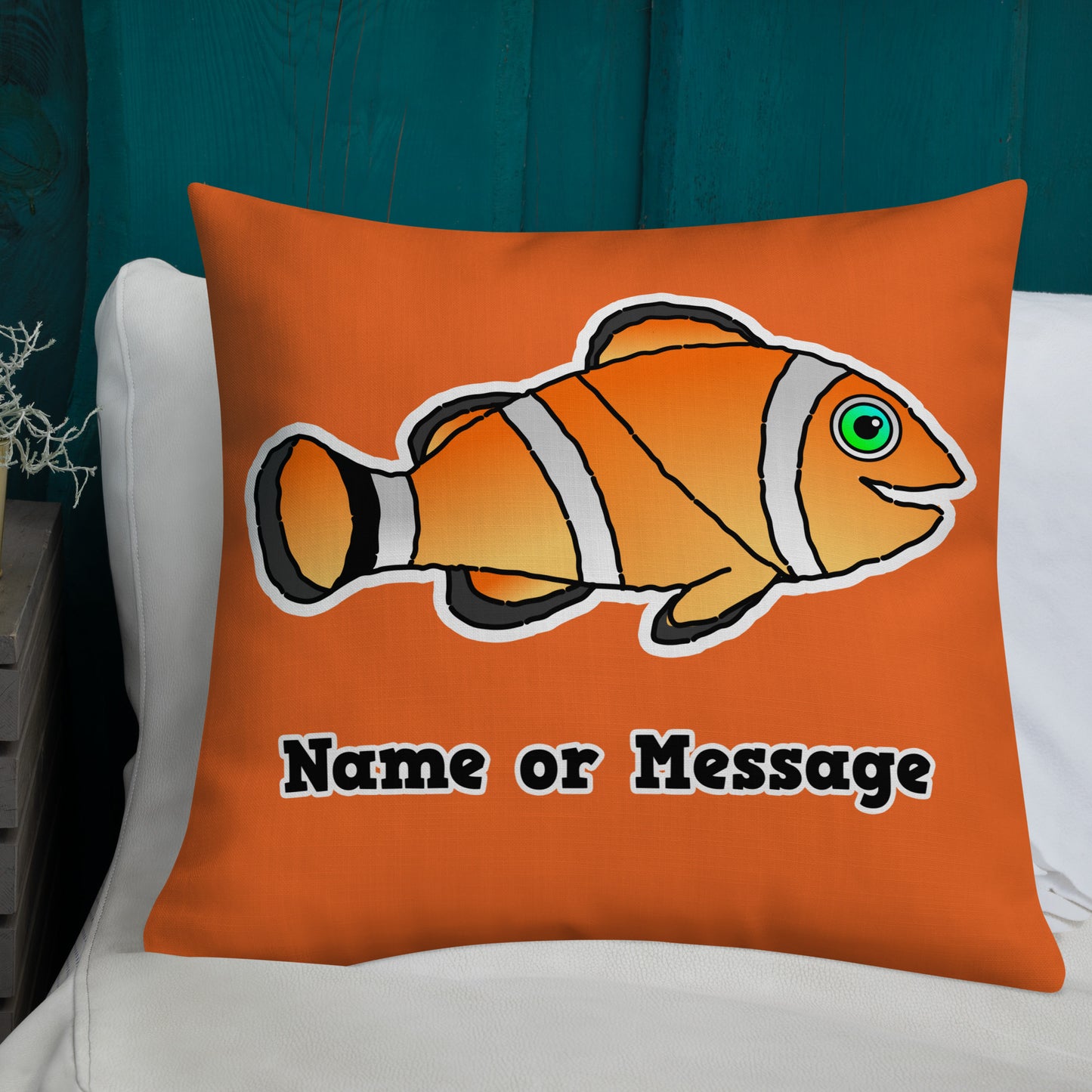 Clown Fish Pillow Cushion P027